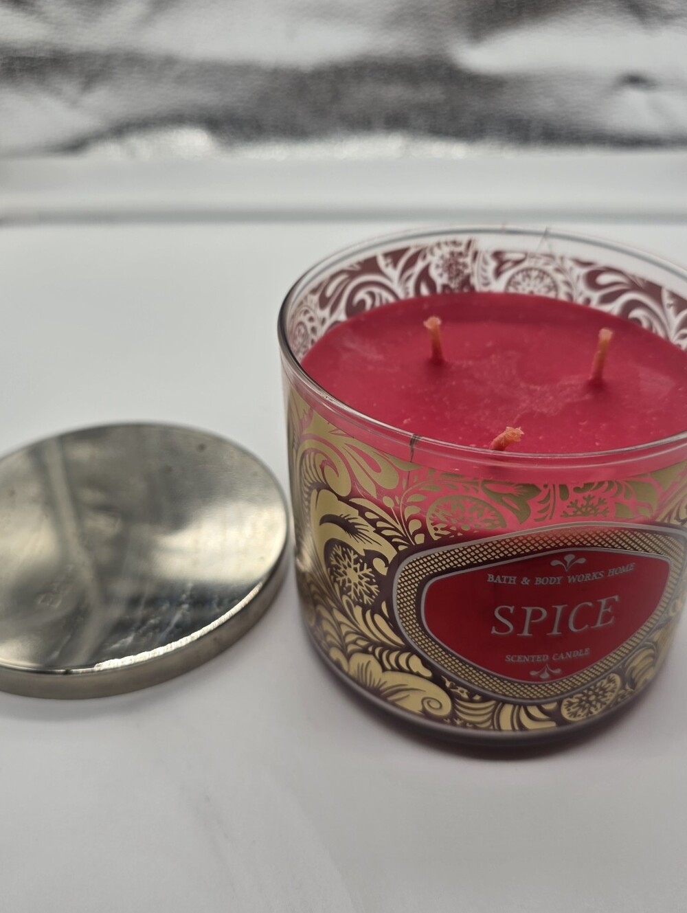 Bath & Body Works Spice Scented Candle Jar 14.5 Oz Christmas